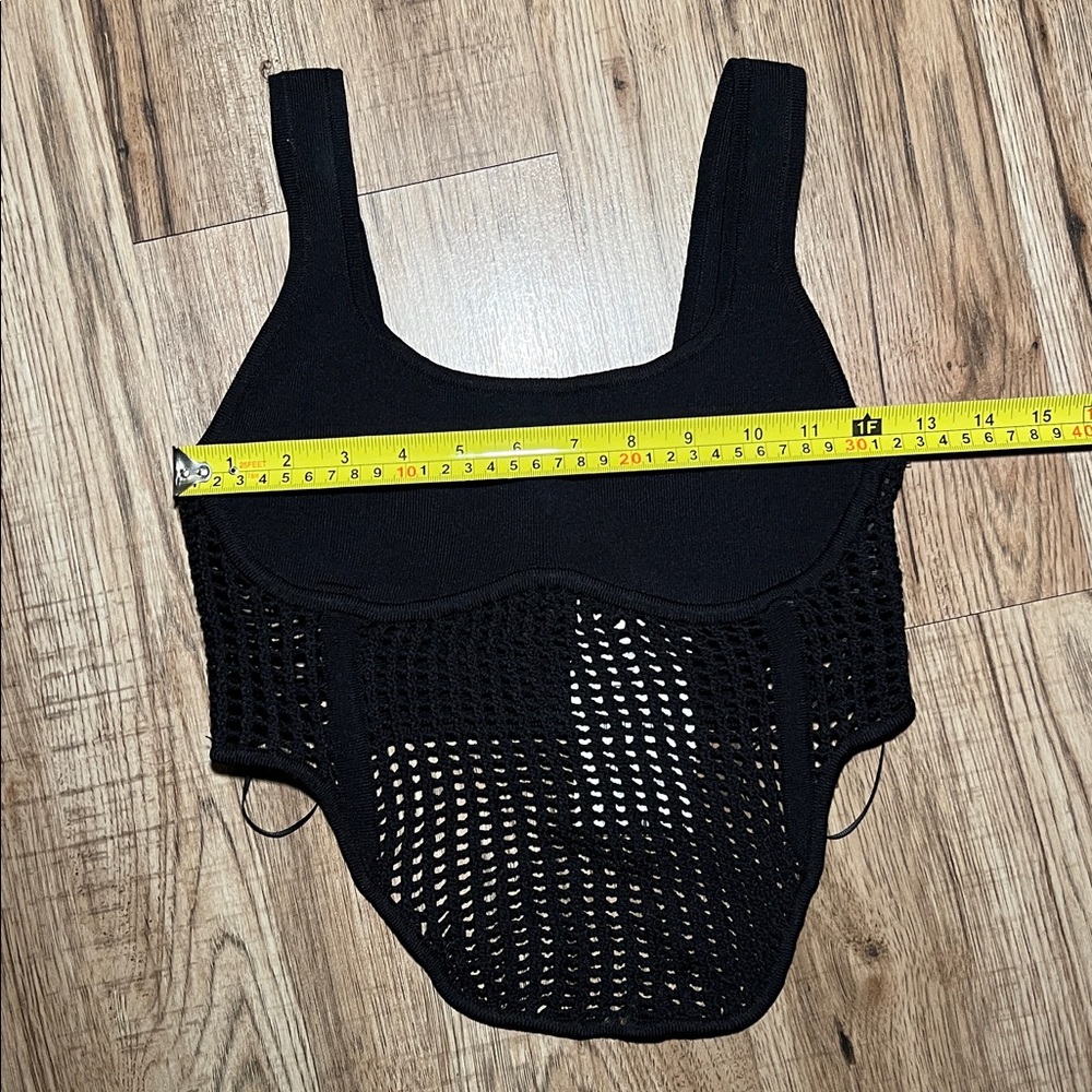 NEW! Zara Combination Knit Corset Top Size S - Picture 10 of 11